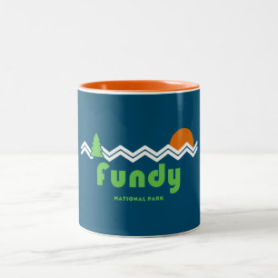 Fundy National Park Retro Zweifarbige Tasse