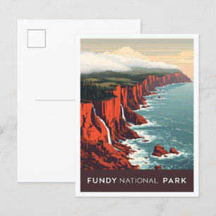Fundy Nationalpark New Brunswick Kanada Reise Postkarte