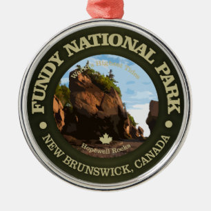 Fundy Nationalpark Silbernes Ornament