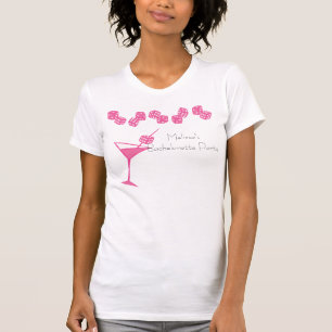 Fune Retro Würfel Martini T-Shirt