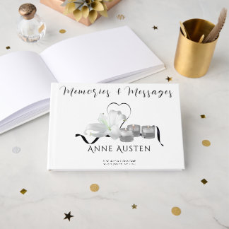 Funeral Guest Book - Editable  Gästebuch