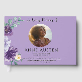 Funeral Guest Book - Editable Gästebuch