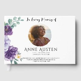 Funeral Guest Book - Editable Gästebuch