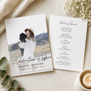 Funeral Order of Service Celebration of Life Programm
