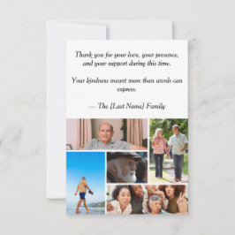 Funeral Thank You Card Dankeskarte