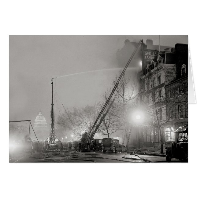 Fünf Alarmfeuer bei Nacht, 1925 (Vorderseite (Horizontal))