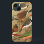 Fünf bunte Tier-Vögel auf einem Zweig Case-Mate iPhone Hülle<br><div class="desc">Cassel Plakaters Kunst ist sehr charakteristisch. Dieses Gemälde von fünf tropischen Vögeln ist farbenfroh und eignet sich perfekt für Vogelliebhaber. Wählen Sie dieses Bild noch heute auf Ihrem Produkt aus.</div>
