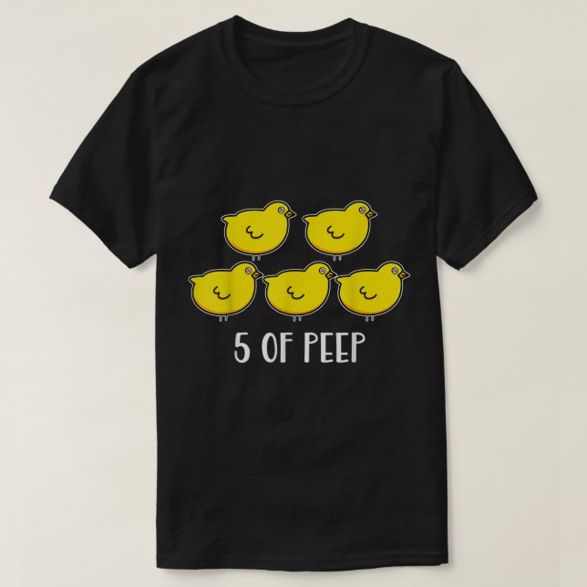 Fünf der Therapie mit PEEP-Therapeuten zur Behandl T-Shirt (Design vorne)