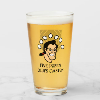 Fünf Dutzend Ouefs Gaston Herren FF-Liter-Glas Glas