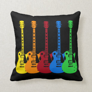Fünf E-Gitarren Kissen