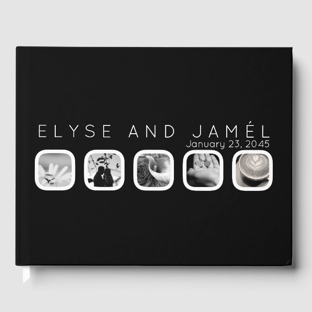 Fünf-Fenster-Gästebuch Gästebuch (Vorderseite)