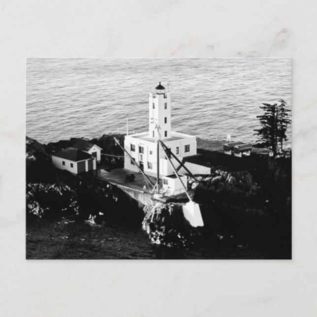 Fünf Finger-Insel-Leuchtturm Postkarte (Vorderseite)