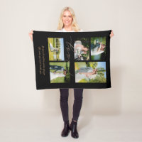 Fünf Foto Collage Liebe Script Black