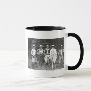 Fünf Frauen auf der Ranch für Cowboys Tasse