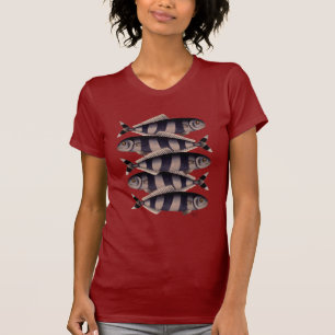 Fünf gestreifte Fische T-Shirt