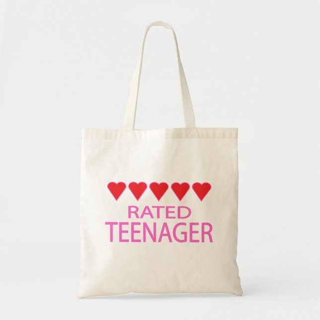 Fünf-Herz-Teenager Tragetasche (Vorne)