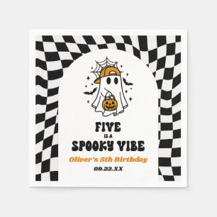 Fünf ist eine gruselige Stimmung Halloween 5. Gebu Serviette