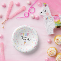 Fünf ist so süße Eiscreme 5. Geburtstagsparty