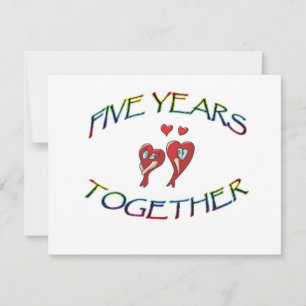 FÜNF JAHRE GEMEINSAM