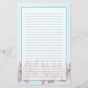 Fünf Kaninchen Briefpapier