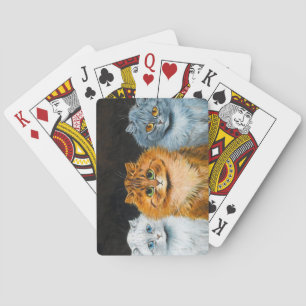 Fünf Katzen von Louis Wain Spielkarten