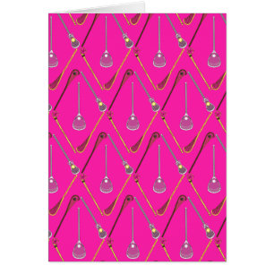 Fünf Lacrosse Sticks Pink