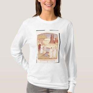 Fünf Leute, die Gartenentwurf besprechen T-Shirt