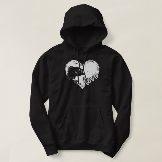 Fünf Loves, zwei Fische Christlich Hoodie (Design vorne)
