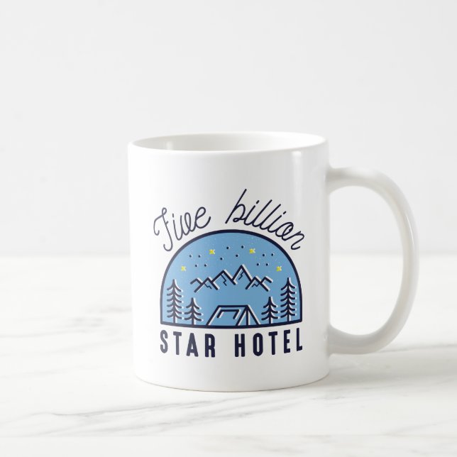 Fünf-Milliarden-Sterne-Hotel Kaffeetasse (Rechts)