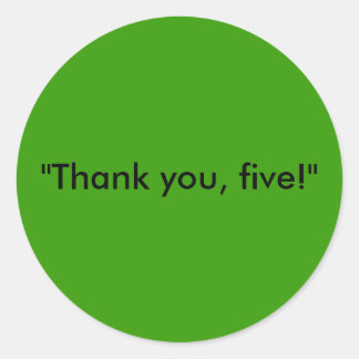 Fünf Minuten für den Sticker