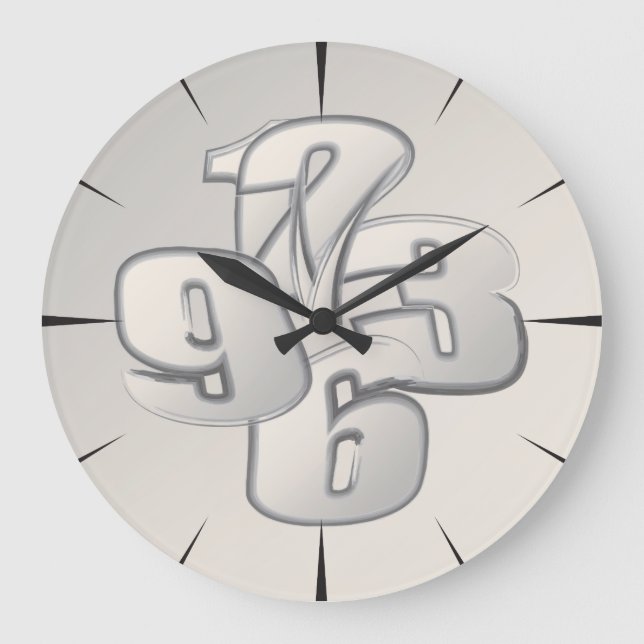 Fünf Minuten Große Wanduhr (Vorderseite)