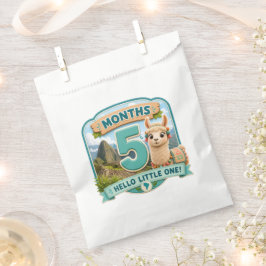 Fünf Monate kleine Abenteuer-Meilenstein Geschenktütchen