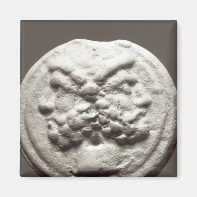 Fünf Münzen mit Janus, Jupiter Magnet (Vorne)