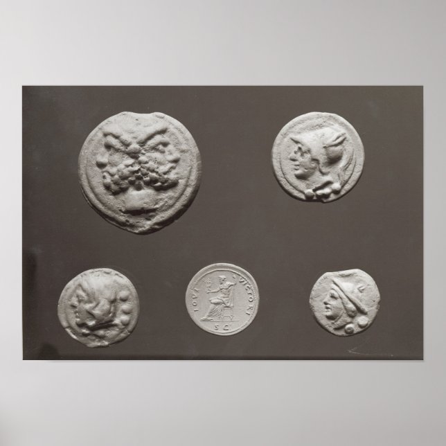 Fünf Münzen Poster (Vorne)