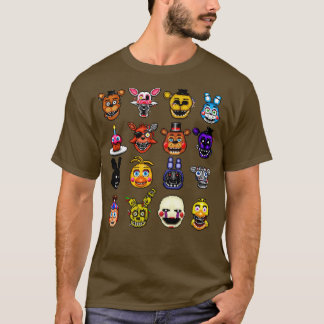 Fünf Nächte bei der Kollektion von Freddys Pixel T-Shirt
