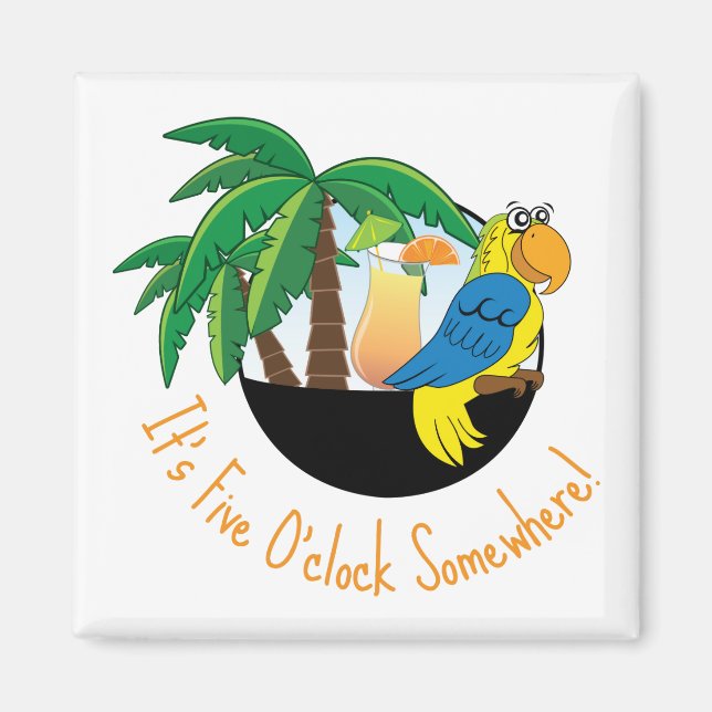 Fünf OClock Magnet (Vorne)