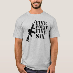 Fünf Punkt fünf sechs Gewehr-T - Shirt