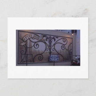 Fünf Punkte auf der Postkarte