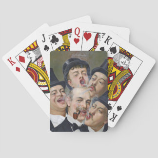 Fünf Raucher Spielkarten