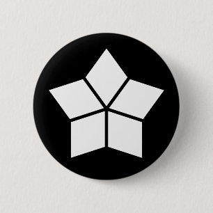 Fünf-Rauten (Zehn-Teile-Konstruktion) Button