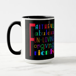 Fünf Regeln der Freundschaft Tasse