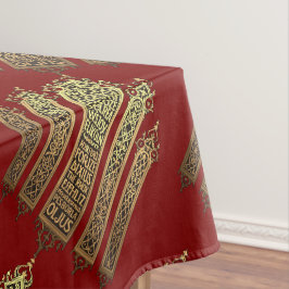 Fünf Ringe Das Cut-Out-Stift-Motiv des Pentateuch  Tischdecke