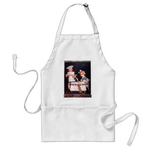 Fünf Rose Mehl ~ Vintag1914 Ad Schürze