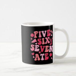 Fünf Sechs Sieben Aßen Cheer Cheerleader Für Fraue Kaffeetasse