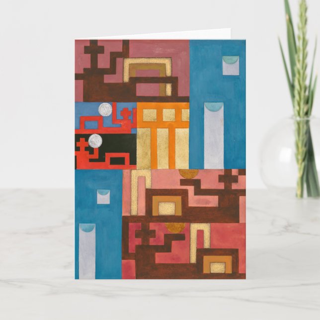 Fünf-Seiten-Zahlen | Sophie Taeuber-Arp | Karte (Vorderseite)