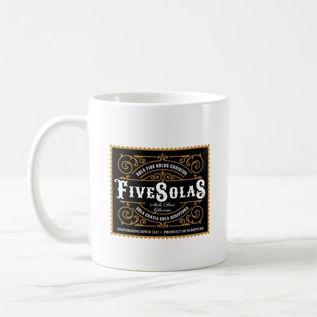 Fünf Solas Kaffeetasse (Links)