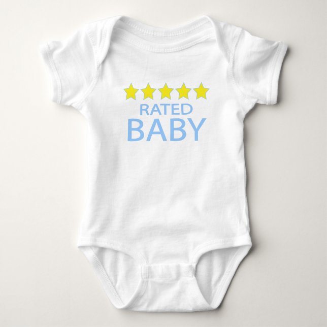 Fünf-Sterne-Baby Baby Strampler (Vorderseite)
