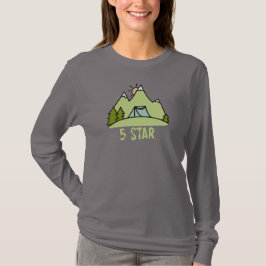 Fünf-Sterne-Camping T-Shirt