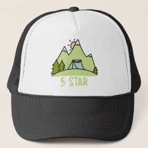 Fünf-Sterne-Camping Truckerkappe