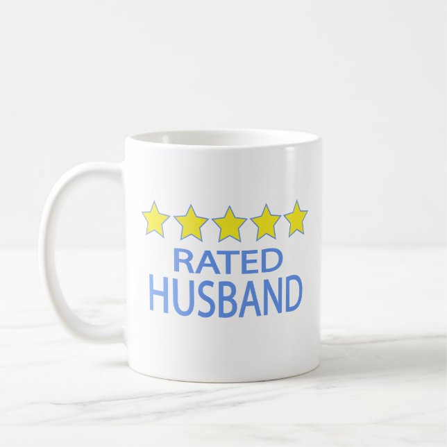 Fünf-Sterne-Ehemann Kaffeetasse (Links)